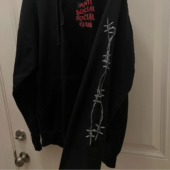 Authentic Anti social social club barbara hoodie - Picture 5 of 5